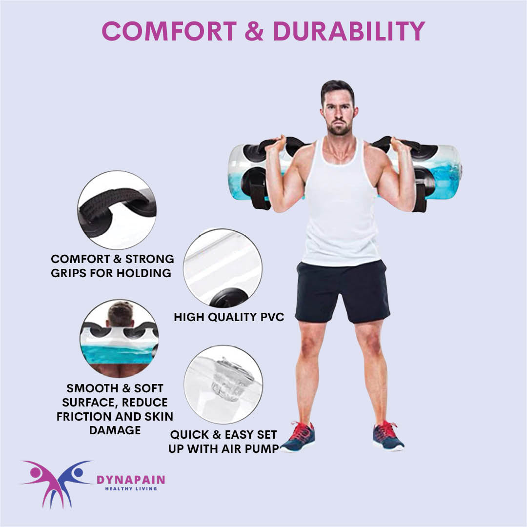Aqua Training Power Bag, Adjustable Water Weight Bag with Upgraded Air Pump