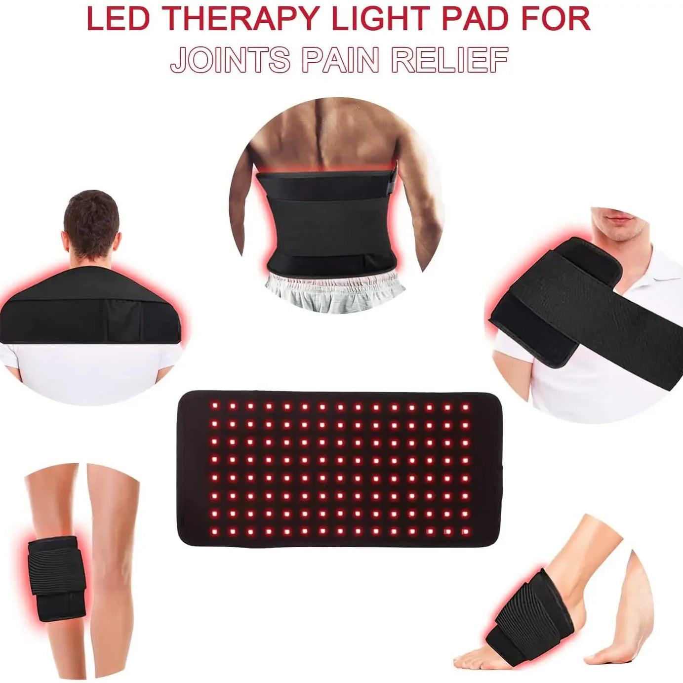 ThermaFlex Infrared Light Therapy Belt – Targeted LED Treatment for Muscle Relief, Inflammation Reduction, and Improved Circulation