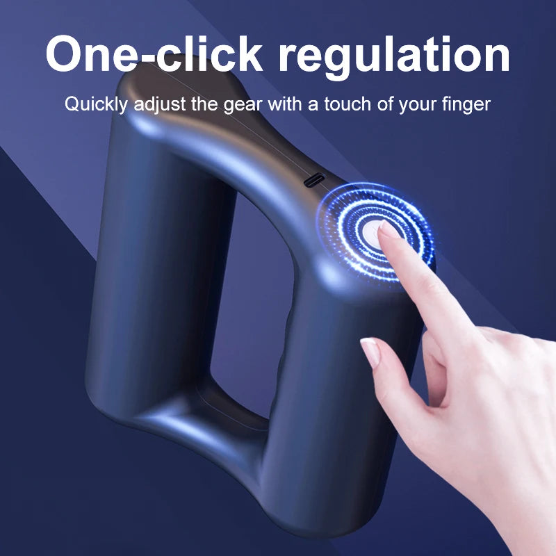 PowerPulse Pro Handheld Percussion Massager – Deep Tissue Vibration Therapy for Full-Body Relaxation and Muscle Recovery