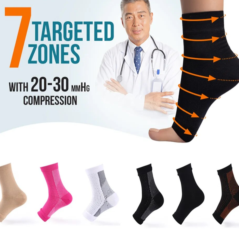 1Pair Nano Socks Neuropathy Compression Sleeve