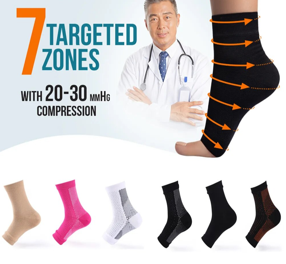1Pair Nano Socks Neuropathy Compression Sleeve