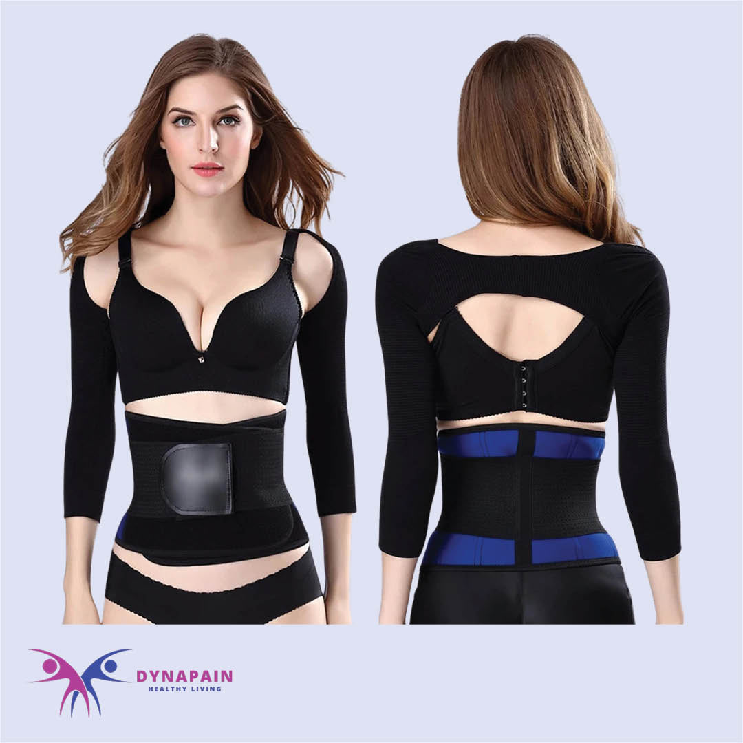 Arm Slimming Back Posture Corrector Arm Shaping Sleeves Fat Reduction for Women Back Support Humpback Prevent Arm Shaper Control