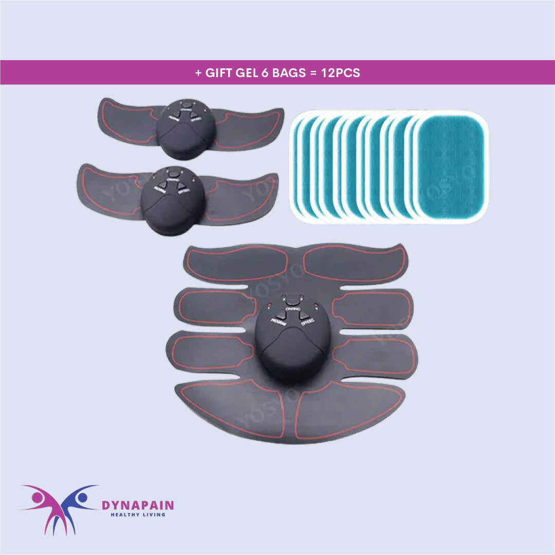 EMS Wireless Muscle Stimulator Trainer Smart Fitness Abdominal Training Electric Weight Loss Stickers Body Slimming Massager