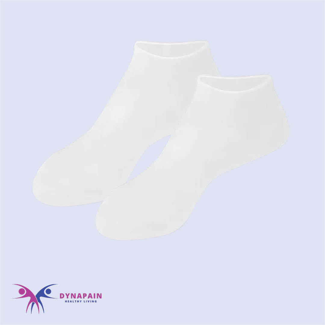 1Pair Feet Care Socks Moisturizing Silicone Gel Heel | Anti-Cracking Spa Home Use