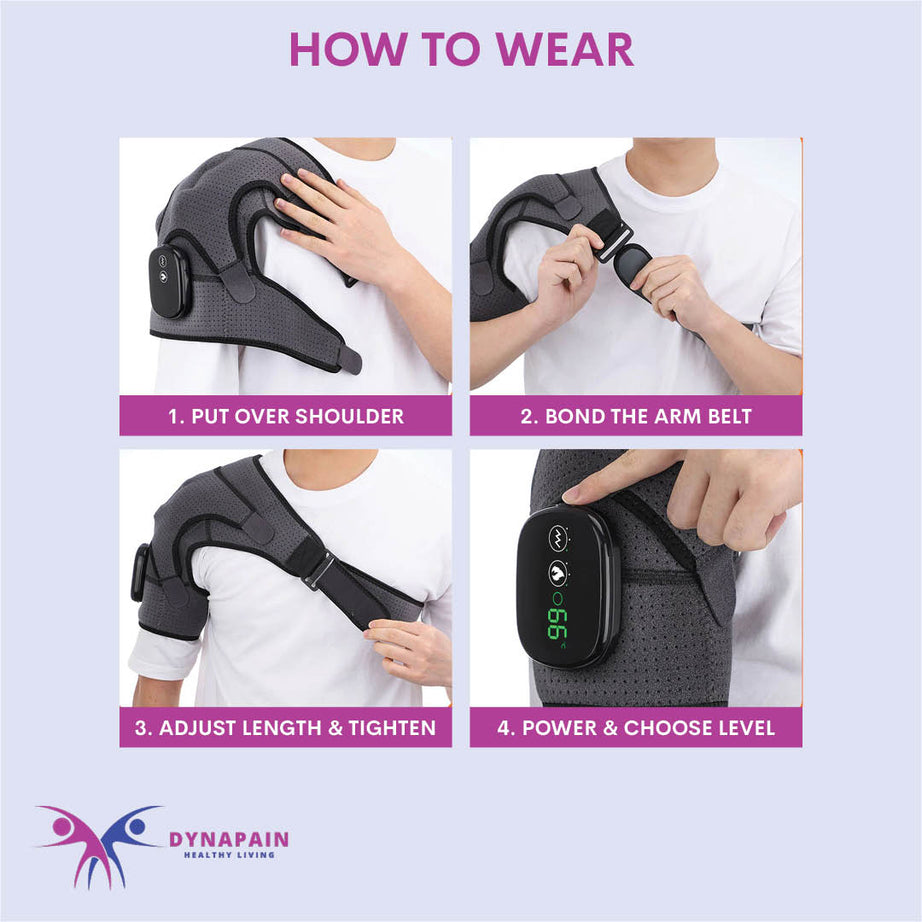 Heating Shoulder Massage Brace
