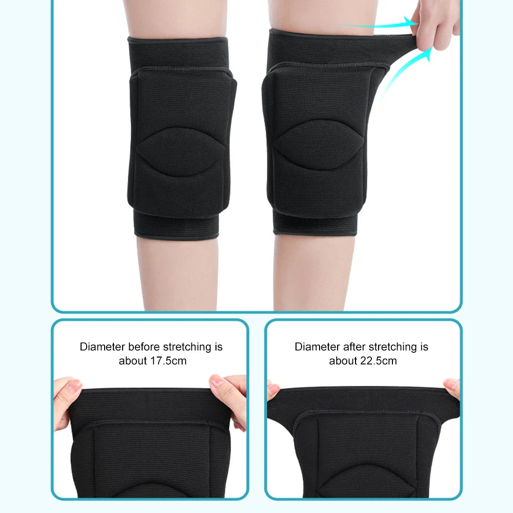 1 Pc Knee Pads Comfortable Non-Slip Thick Extra Foam Cushion for Scrubbing Floors Gardening Yoga Construction Soft Inner Liner