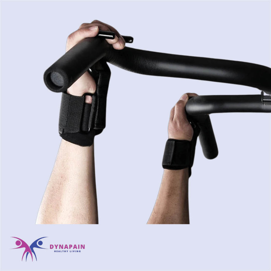 Adjustable Weight Lifting Hook Wristband Gloves for Strength Training