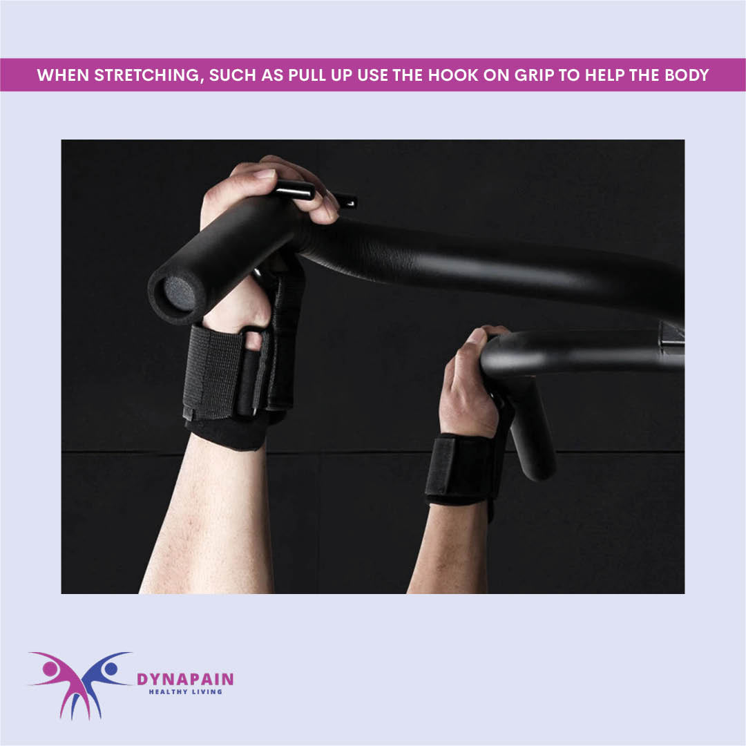 Adjustable Weight Lifting Hook Wristband Gloves for Strength Training