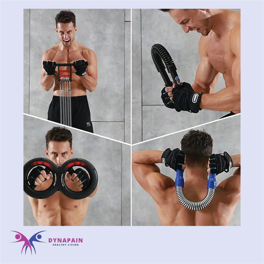 Antislip Weight Lifting Gym Gloves with Wrist Wraps