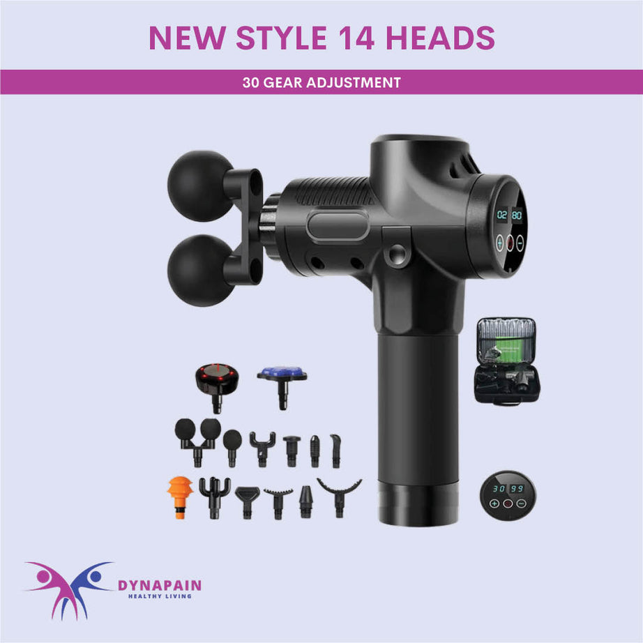 Electric Percussion Portable Professional Massage Gun with Portable Bag  for Pain Relief and Fitness Shaping