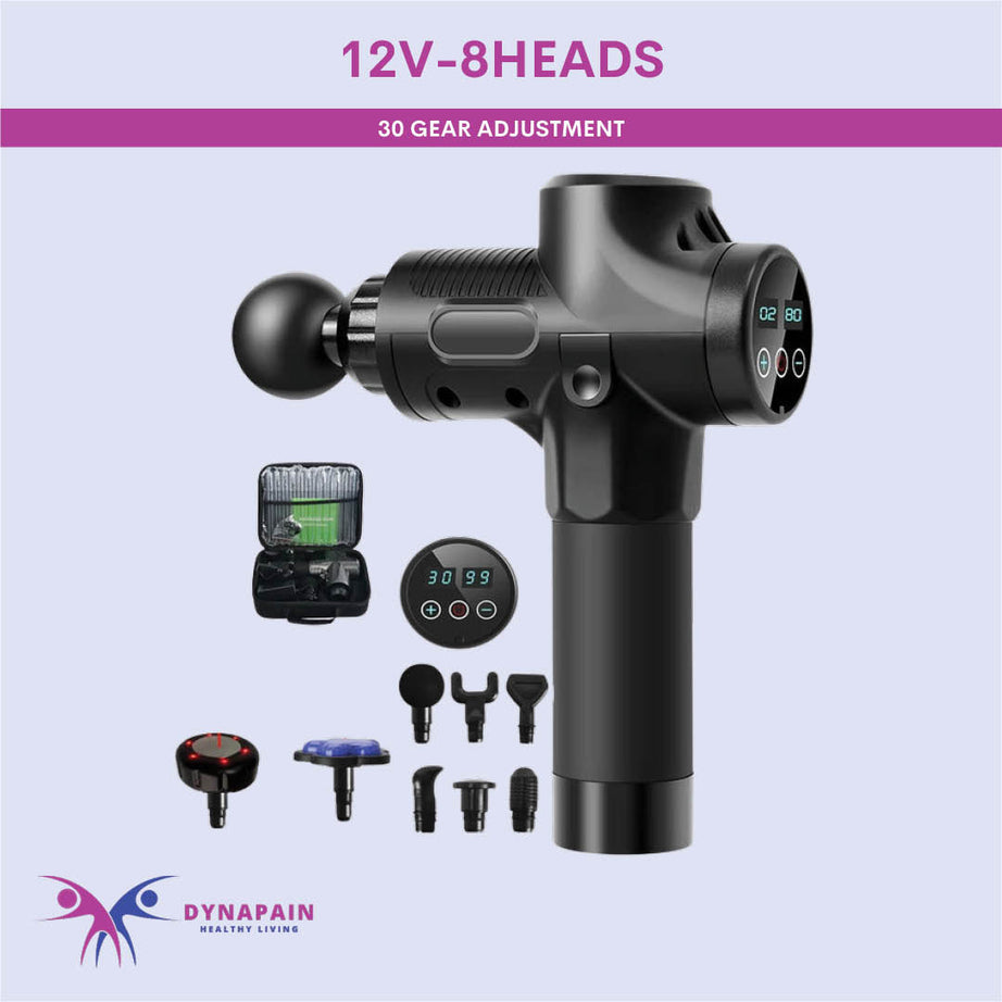 Electric Percussion Portable Professional Massage Gun with Portable Bag  for Pain Relief and Fitness Shaping