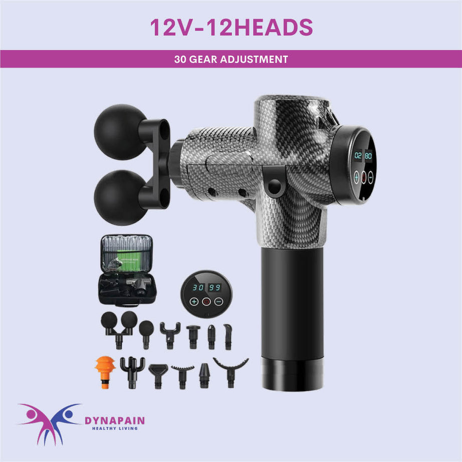 Electric Percussion Portable Professional Massage Gun with Portable Bag  for Pain Relief and Fitness Shaping