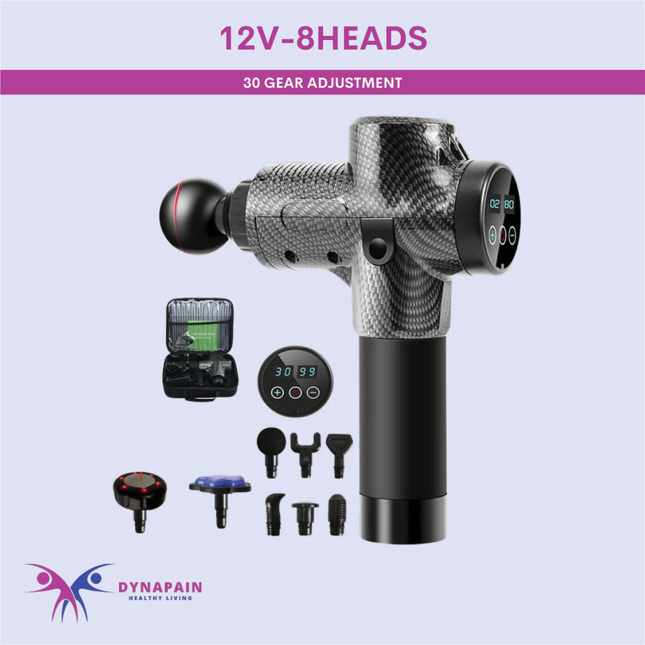 Electric Percussion Portable Professional Massage Gun with Portable Bag  for Pain Relief and Fitness Shaping