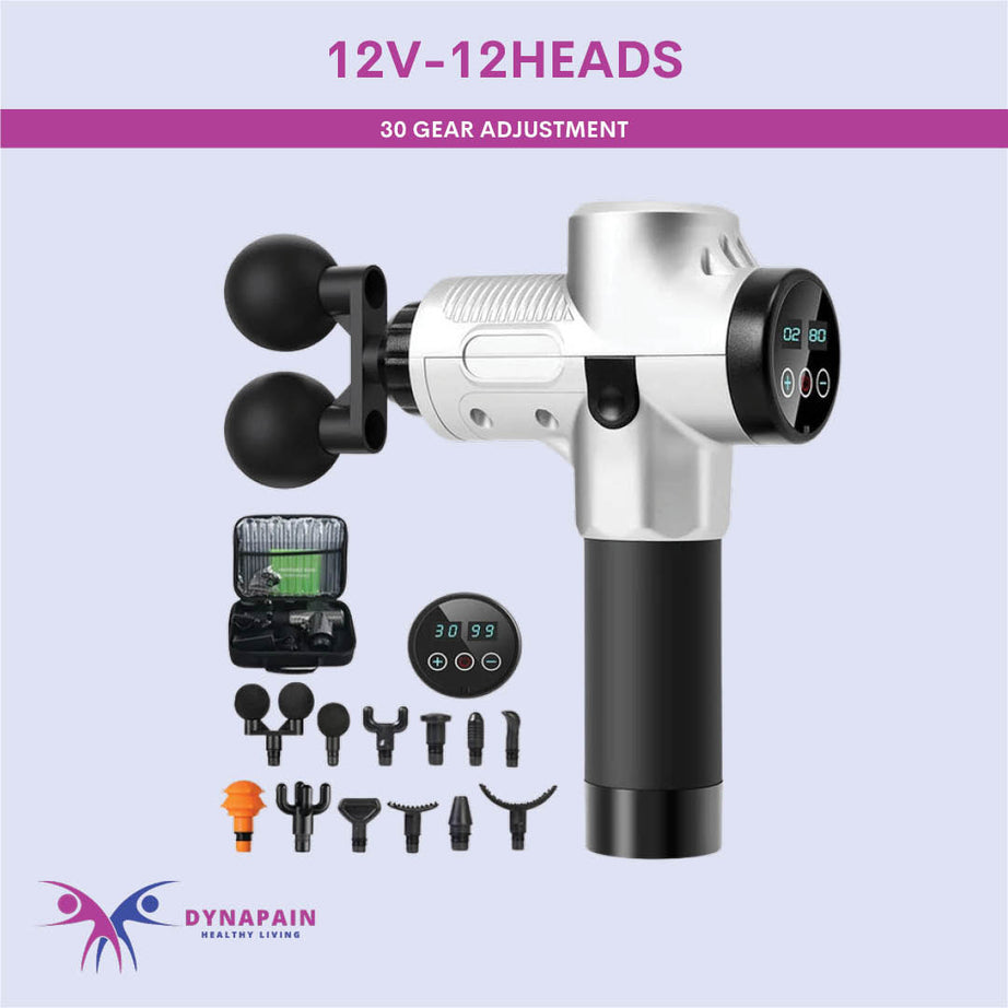 Electric Percussion Portable Professional Massage Gun with Portable Bag  for Pain Relief and Fitness Shaping