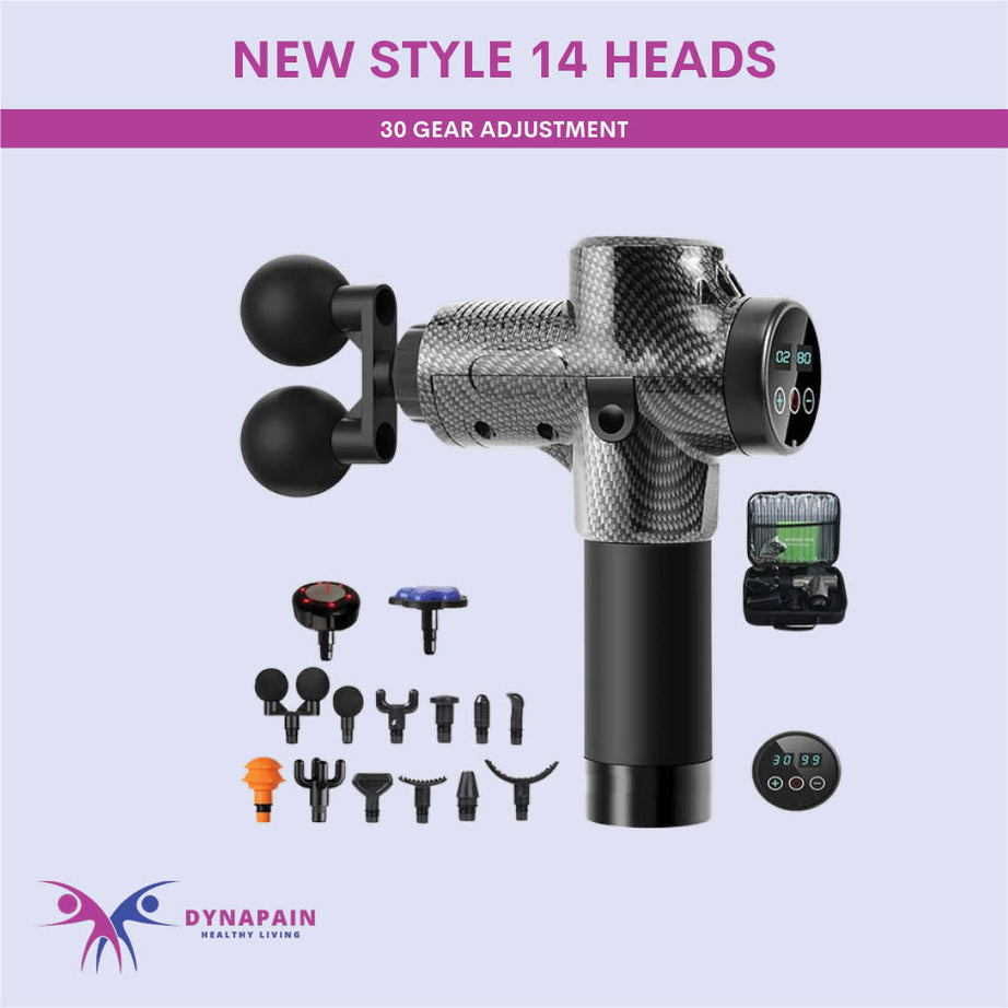 Electric Percussion Portable Professional Massage Gun with Portable Bag  for Pain Relief and Fitness Shaping