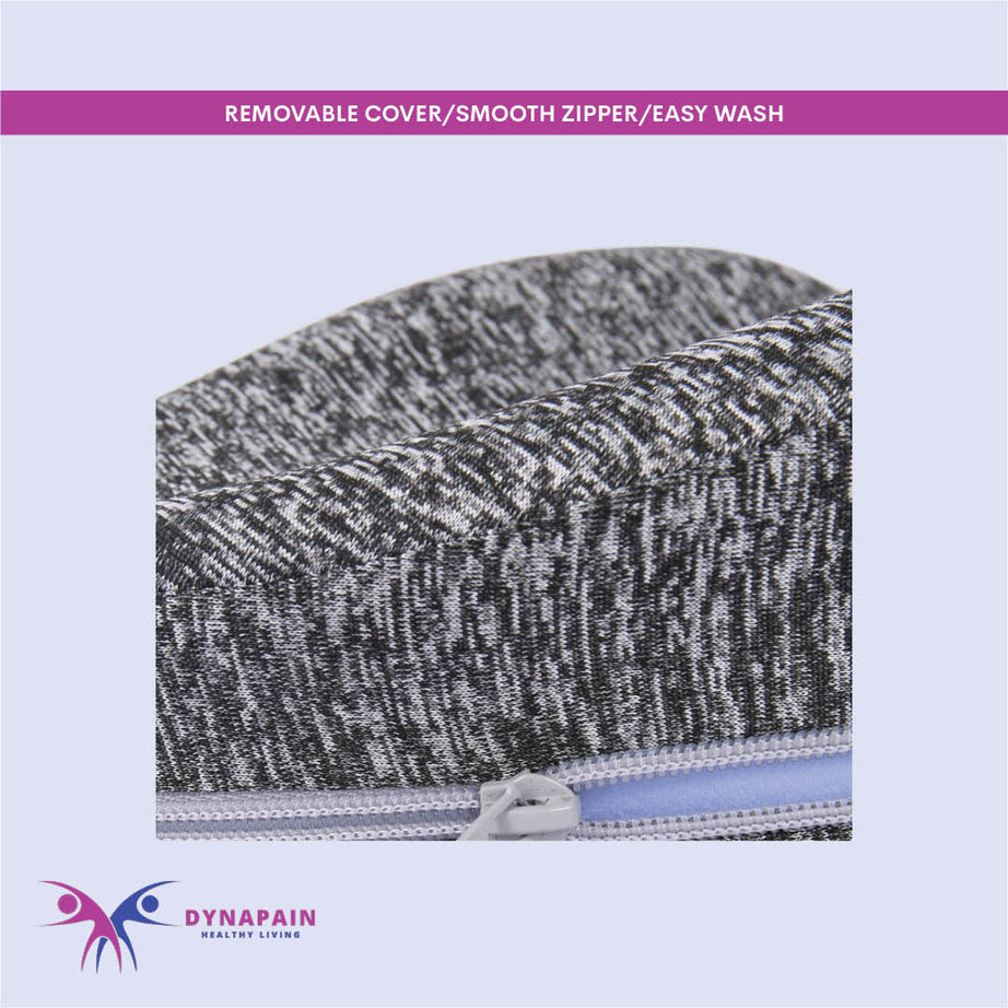 Orthopedic Leg Pillow Memory Foam Ergonomic Knee Pillow for Side Sleepers Knee Pillow for Back Pain Leg Cushion for Sleep