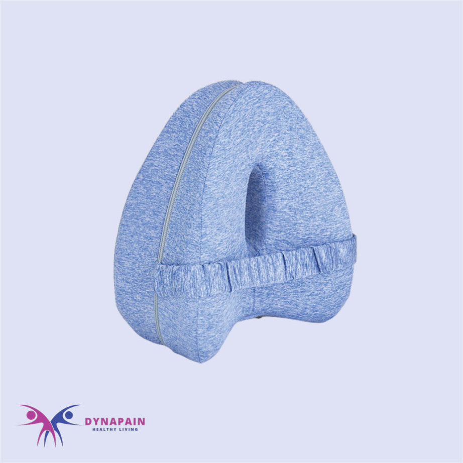 Orthopedic Leg Pillow Memory Foam Ergonomic Knee Pillow for Side Sleepers Knee Pillow for Back Pain Leg Cushion for Sleep