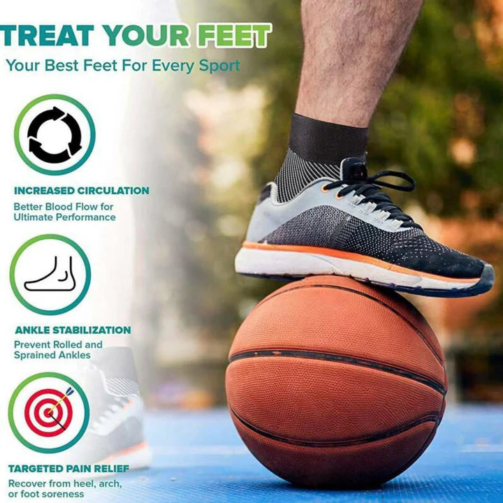 1Pair Nano Socks Neuropathy Compression Sleeve