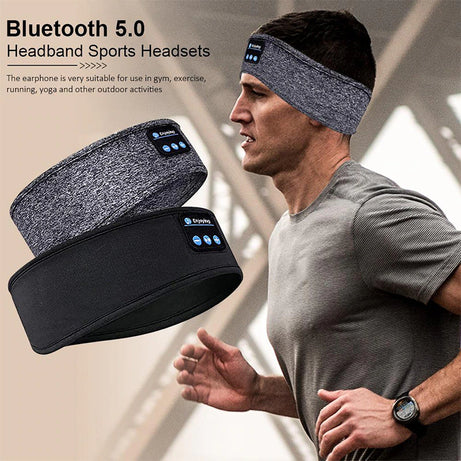 Wireless Bluetooth Elastic Sports Headband 