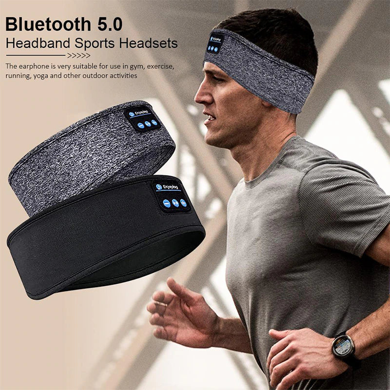 Wireless Bluetooth Elastic Sports Headband 